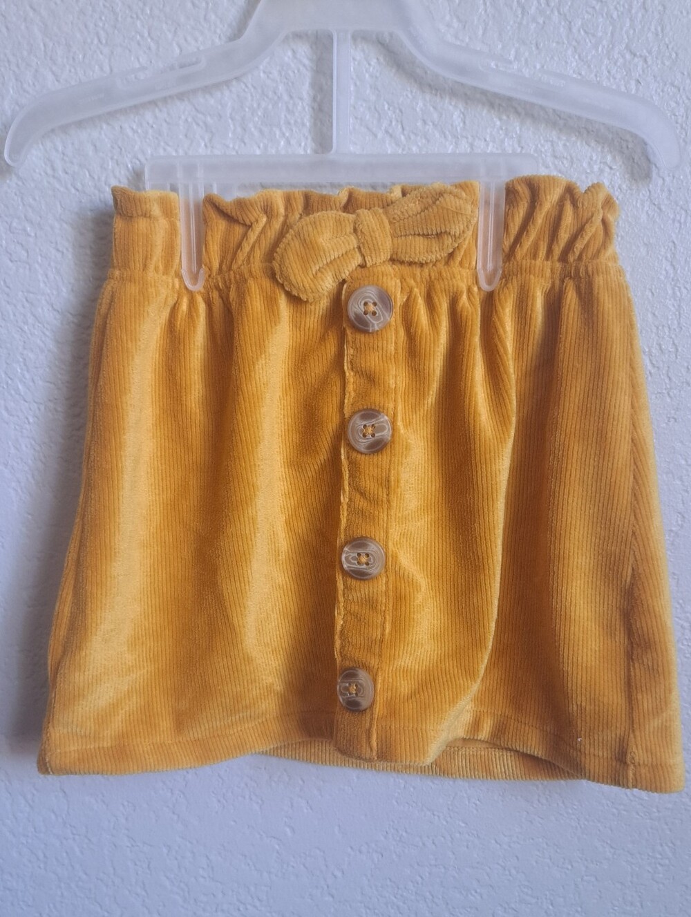 Little Lass Girls Yellow Skirt Size 3T